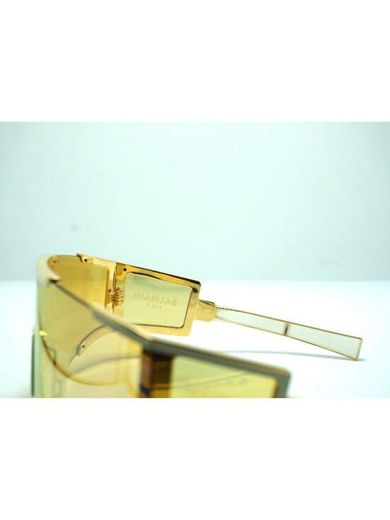 BALMAIN FLECHE BPS-138B-141 / GLD-BNE/ CAT 1 Gold France Designer Sunglasses main image 7